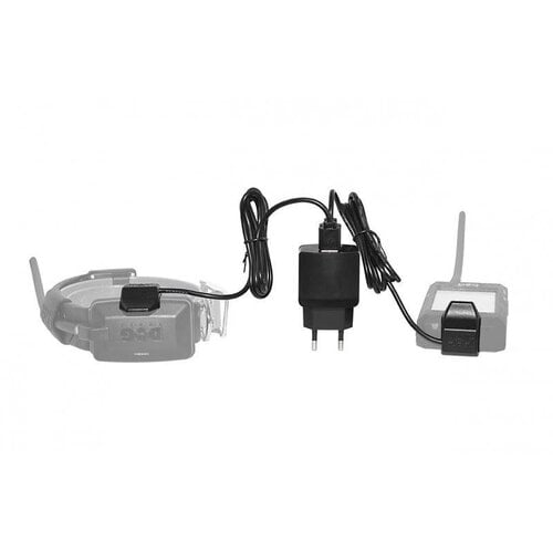 Dog Trace Dubbele voedingsadapter met USB-kabels en DOG GPS-clips Dog Trace Dubbele voedingsadapter met USB-kabels en DOG GPS-clips