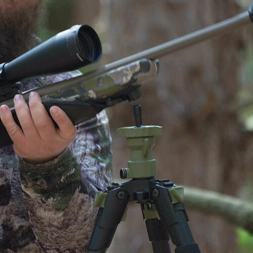 Primos Edge Carbon Fiber Shooting Support w/ Spartan, Dark Earth