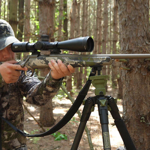 Primos Edge Carbon Fiber Shooting Support w/ Spartan, Dark Earth