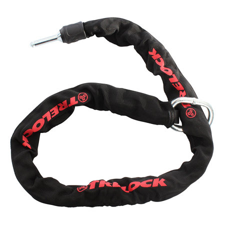 TRELOCK ZR Insteekketting 455 Zwart-rood - 100 cm