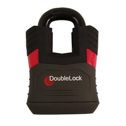 DoubleLock Hangslot Padlock RED ART-4