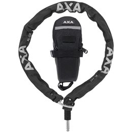 AXA Insteekketting RLC 100cm Zwart met zadeltas