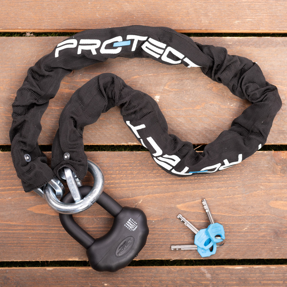 Pro-tect Kettingslot TOPAZ+ ART-4 met slimme loop - 120 cm