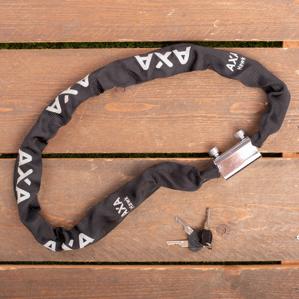 Antivol à chaîne AXA Linq 100cm x ø9.5mm - noir (emballage de vente au