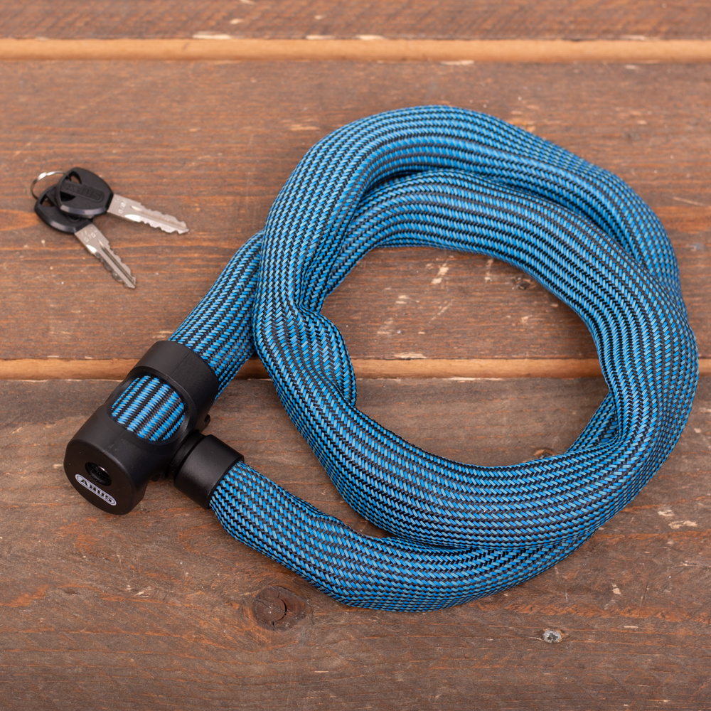 ABUS Kettingslot Ivera Chain 7210 Color 110 cm Blauw - Slotenonline.nl