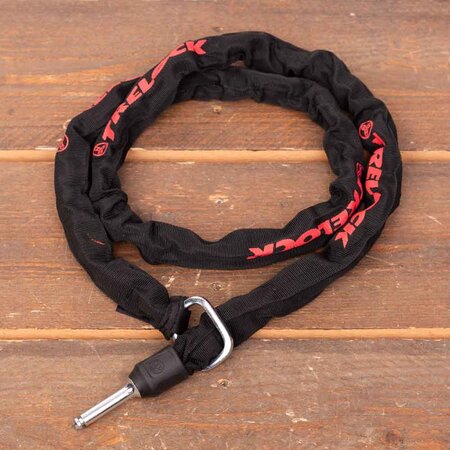 TRELOCK ZR Insteekketting 355 Zwart-rood - 150 cm