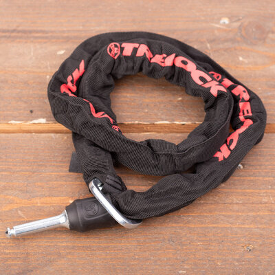 TRELOCK ZR Insteekketting 355 Zwart-rood - 100 cm