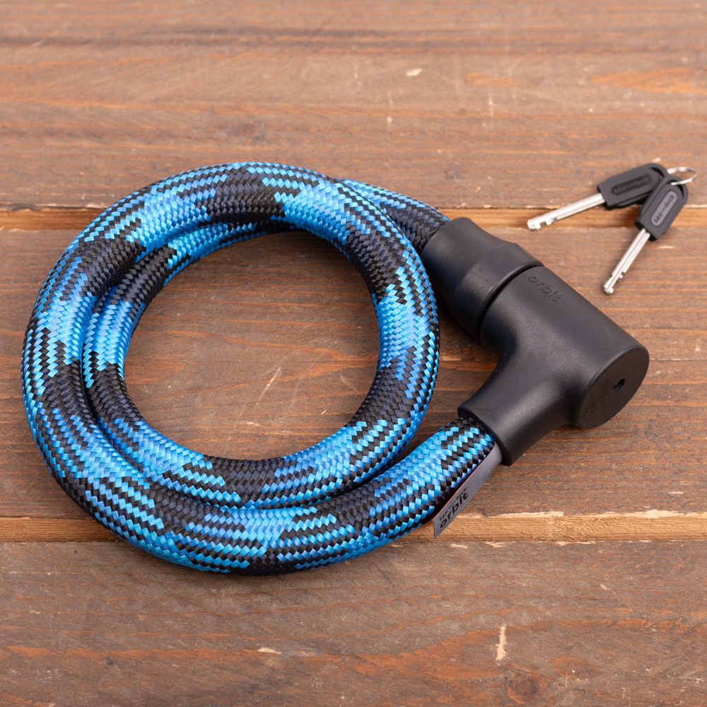 order A7♡ Tex-Lock Kabelslot Textielslot Orbit Morpho Blauw ART-2