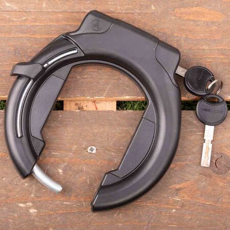 TRELOCK RS453 Ringslot Ballon Zwart - Zonder bevestiging  - Voor ballonbanden en e-bikes