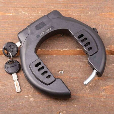 TRELOCK RS453 Ringslot Ballon Zwart - Zonder bevestiging  - Voor ballonbanden en e-bikes