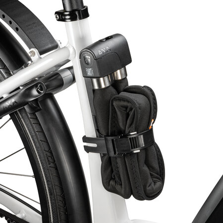 AXA Vouwslot Foldable 10-105 Zwart ART-2 - Met houder