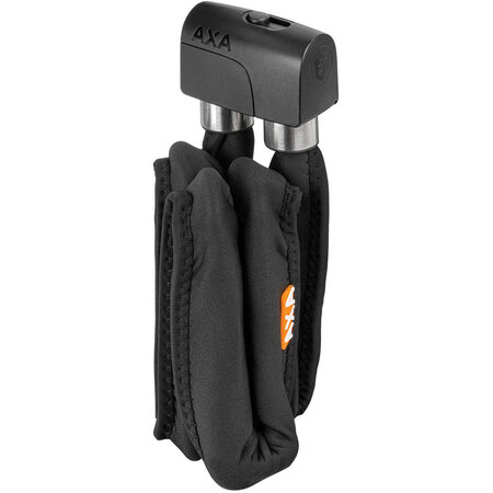 AXA Vouwslot Foldable 8-130 Zwart - Met houder