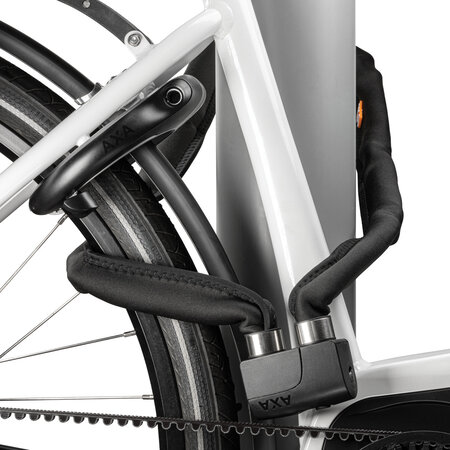 AXA Vouwslot Foldable 6-95 Zwart - Met houder
