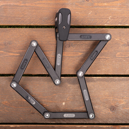 ABUS Vouwslot Bordo Alarm 6000KA SH Xplus 90 cm Zwart - inclusief slothouder