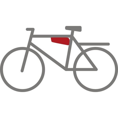 ABUS Frametas Oryde ST2200 1,2L Zwart