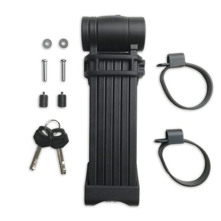 SXP Vouwslot 100 cm Zwart ART-2 - Inclusief houder