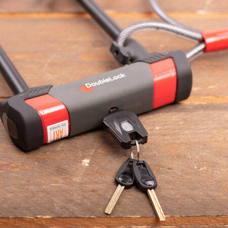 DoubleLock Beugelslot met kabel U-Lock 230/14 ART-4