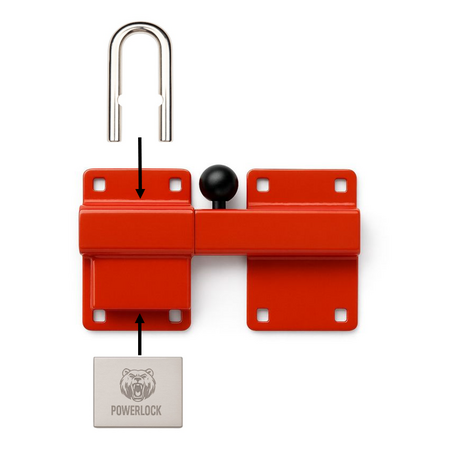 Powerlock CTL-310 Containerslot Rood