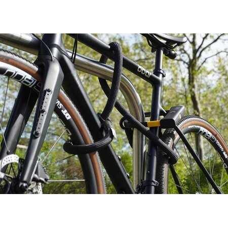 Tex-Lock Kabelslot Textielslot Eyelet L Onyx Black + D-Lock - ART-3