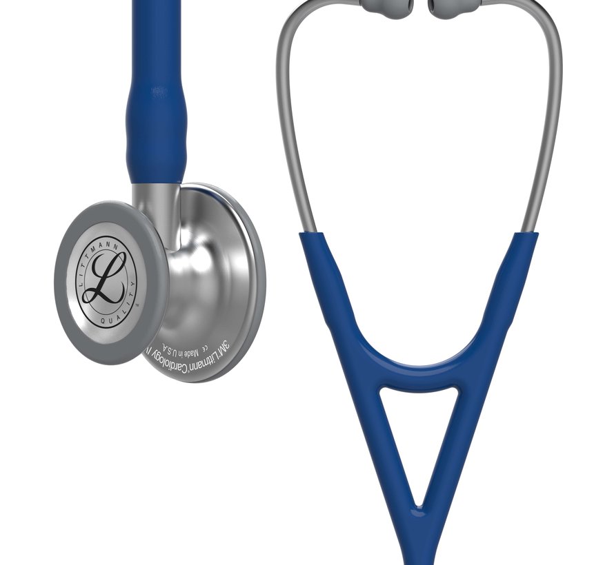 Littmann Cardiology IV diagnostische stethoscoop - Marine Blauw/RVS