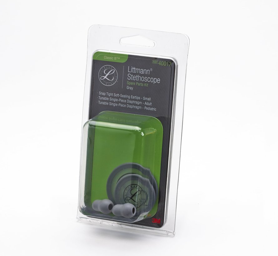 Littmann Reserveonderdelen kit, Classic III, Core Digital en Cardiology IV, Grijs