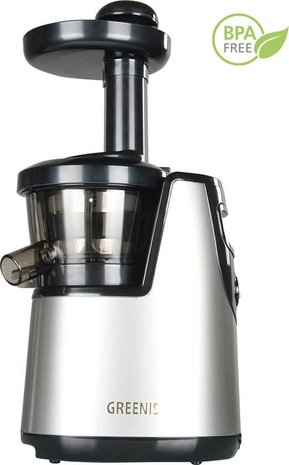 Greenis Greenis Slowjuicer Zilver Greenis Greenis Slowjuicer Zilver