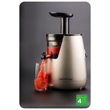 Versapers Versapers 4G Zilver slowjuicer Versapers Versapers 4G Zilver slowjuicer