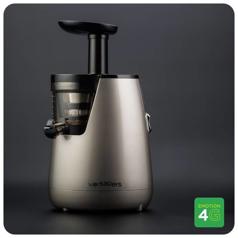 Versapers Versapers 4G Zilver slowjuicer Versapers Versapers 4G Zilver slowjuicer