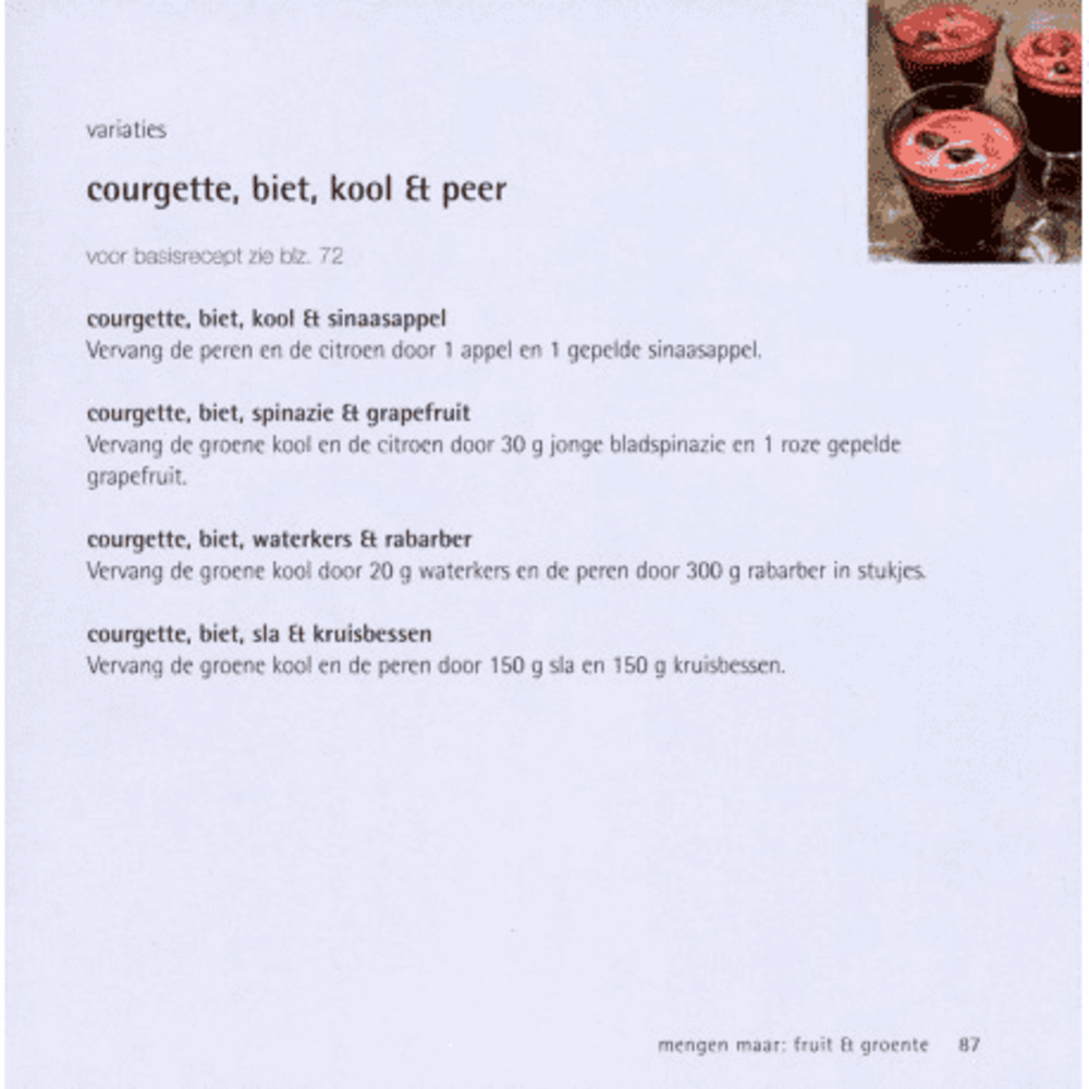 500 Groene Sappen en Smoothies 500 Groene Sappen en Smoothies