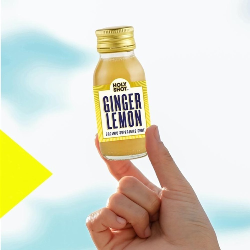 HOLYSHOT HOLYSHOT doos - Ginger Lemon Organic Superjuice Shot 12 flesjes p/doos HOLYSHOT HOLYSHOT doos - Ginger Lemon Organic Superjuice Shot 12 flesjes p/doos
