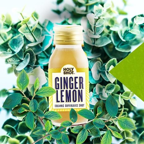 HOLYSHOT HOLYSHOT doos - Ginger Lemon Organic Superjuice Shot 12 flesjes p/doos HOLYSHOT HOLYSHOT doos - Ginger Lemon Organic Superjuice Shot 12 flesjes p/doos
