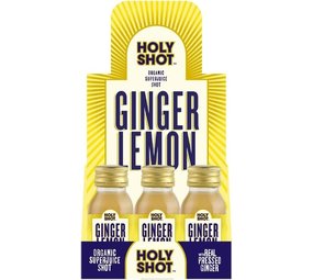 HOLYSHOT HOLYSHOT doos - Ginger Lemon 12 flesjes p/doos HOLYSHOT HOLYSHOT doos - Ginger Lemon 12 flesjes p/doos