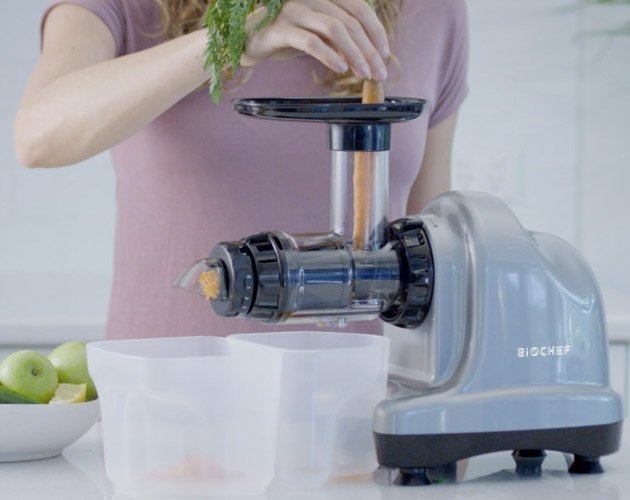 BioChef Axis Slowjuicer Zilver