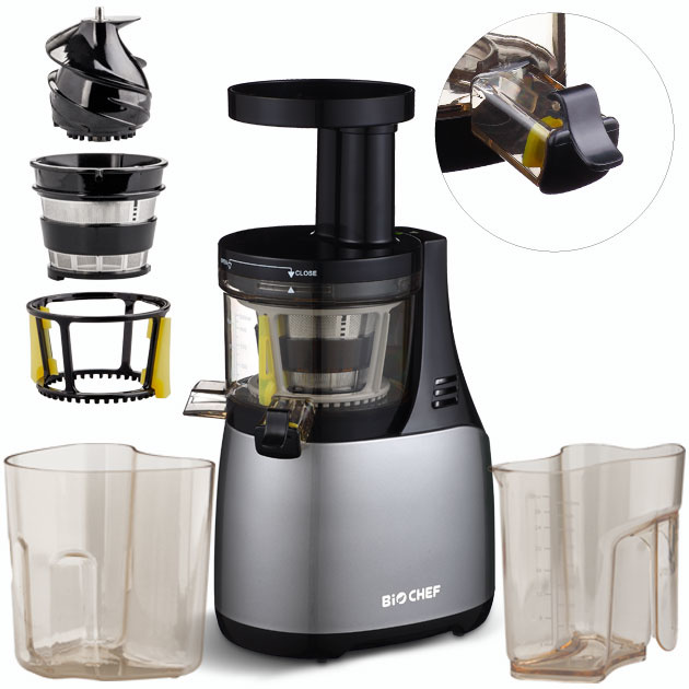 BioChef Synergy Slowjuicer Zwart
