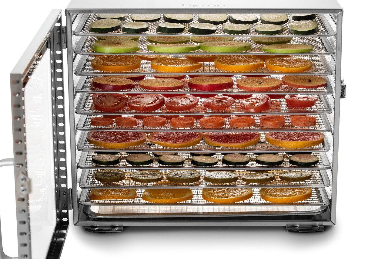 Byzoo Byzoo Voedseldroger DH03 + Gratis Boek + 6 Extra Droogvellen Byzoo Byzoo Voedseldroger DH03 + Gratis Boek + 6 Extra Droogvellen