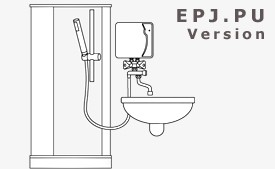 Elektrischer Durchlauferhitzer EPJ.PU 5,5 kW Primus drucklos 230 Volt für  Dusche und Waschbecken Kospel - Kospel Groß und Einzelhandel