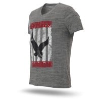 7717147 t-shirt herren grau