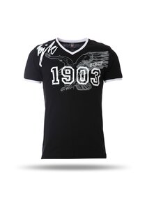 7717127 t-shirt herren schwarz