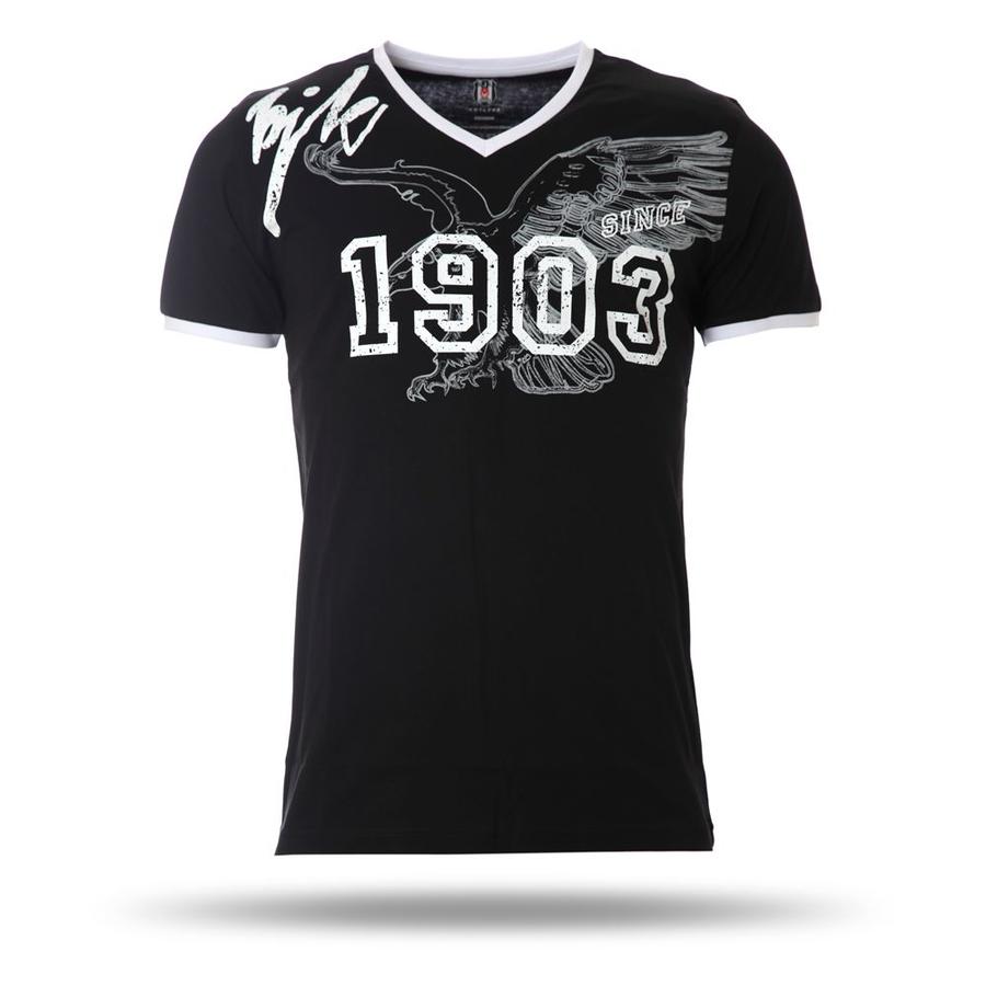 7717127 t-shirt herren schwarz