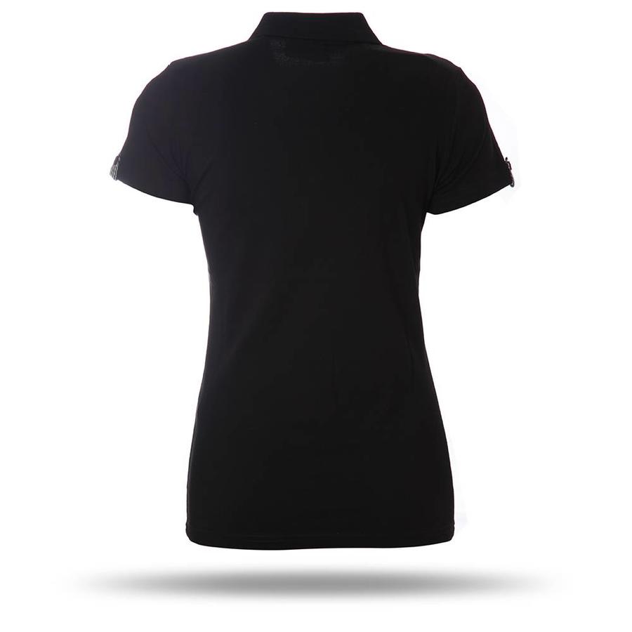 8717156 polo T-shirt dames zwart