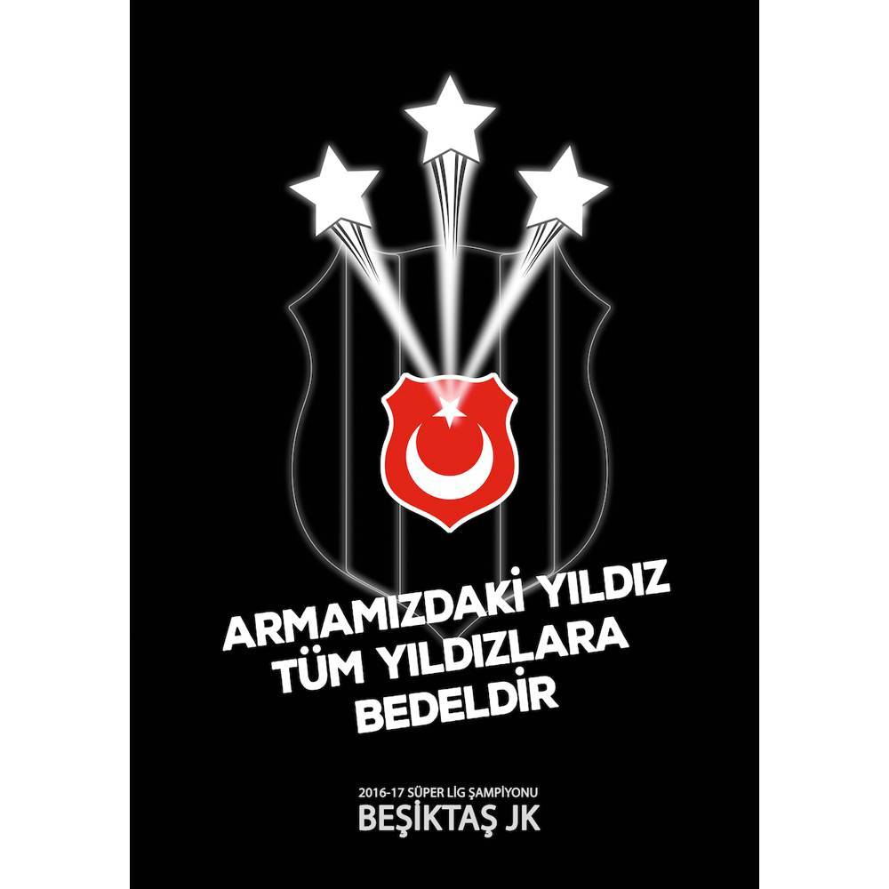 BJK 2016-2017 DRAPEAU CHAMP. 200*300 - Kartal Yuvası - Webshop