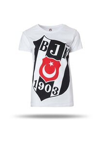 Beşiktaş T-shirt à manches courtes pour femmes blanc 8718110