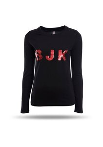 BEŞİKTAŞ KADIN T-SHIRT 8718123 Siyah - Kırmızı