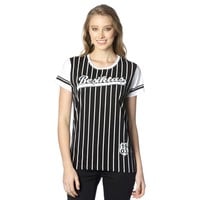 BEŞİKTAŞ ÇİZGİLİ KOLEJ KADIN T-SHIRT 8718117 Siyah