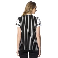 Beşiktaş womens striped college t-shirt 8718117 Black