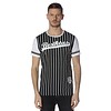 Beşiktaş college t-shirt rayé pour hommes 7718117 Noir