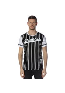 Beşiktaş gestreept college t-shirt heren 7718117 Zwart