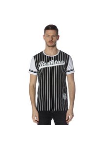 Beşiktaş mens striped college t-shirt 7718117 Black