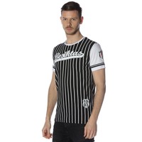 Beşiktaş mens striped college t-shirt 7718117 Black