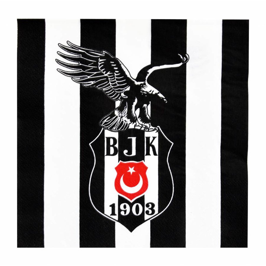 Beşiktaş  serviettes en papier 16 pcs. 33 * 33